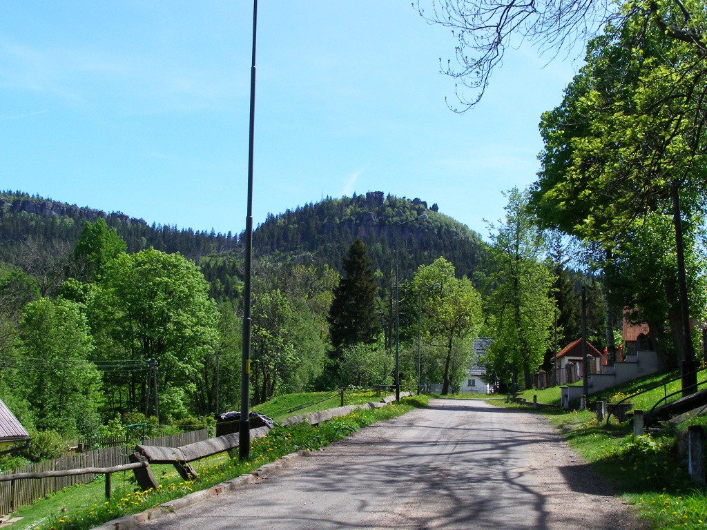 Main street in Pasterka